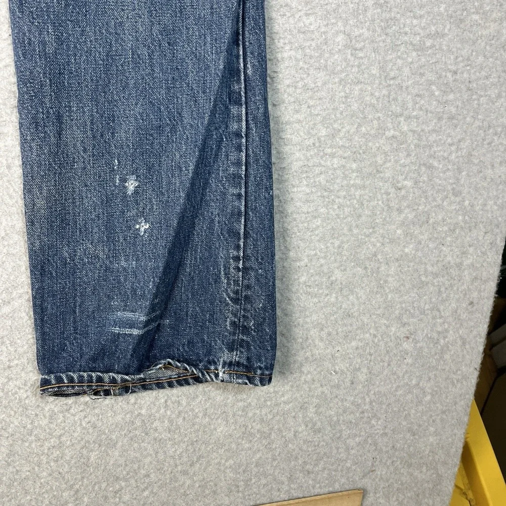 Vintage Levis Jeans Mens 31x26 Blue 517 Bootcut Western Cowboy 70s Talon Denim